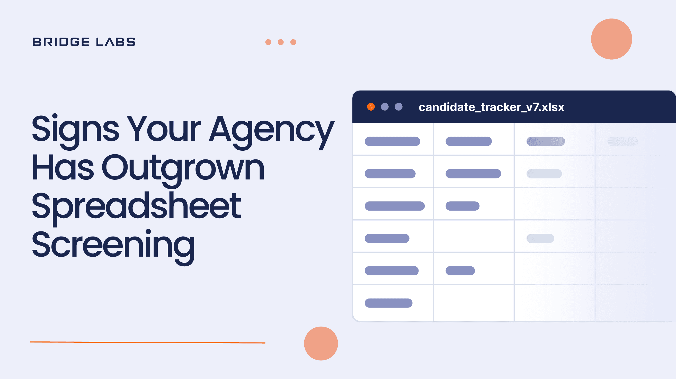 Signs Your Agency Has Outgrown Spreadsheet Screening
